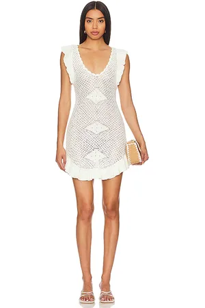 Free People Mykonos Sweater Mini Dress in