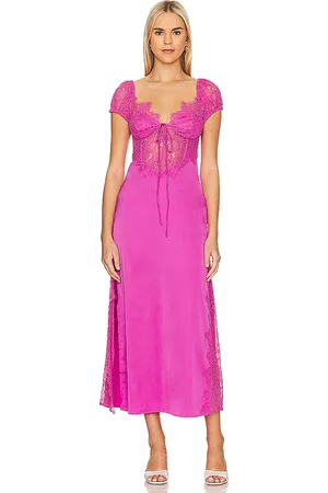 For Love & Lemons Casey Maxi Dress in