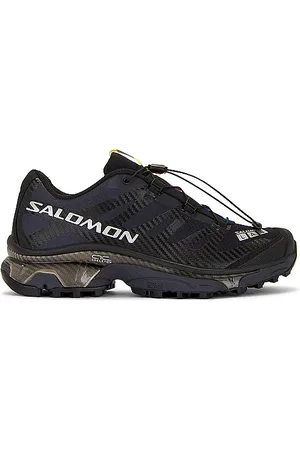 Salomon XT-4 OG Sneaker in Black Ebony & Silver Metal