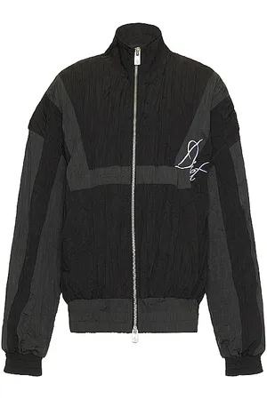 Diet Starts Monday Crinkled Nylon Track Jacket in