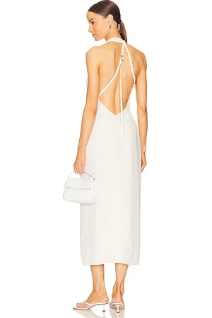 St Agni Asymmetrical Belt Back Dress in