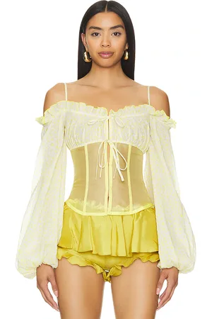 KIM SHUI Bustier Top in