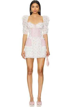 For Love & Lemons Francine Mini Dress in