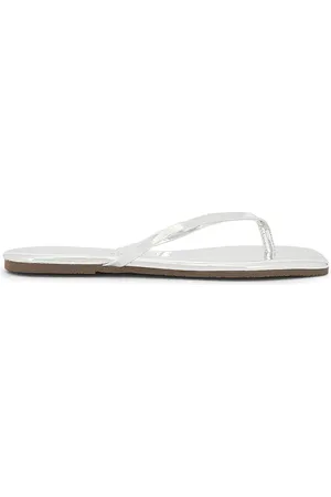 Tkees Lily Square Toe Mirror Flip Flop in