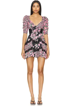 For Love & Lemons Rosalyn Mini Dress in