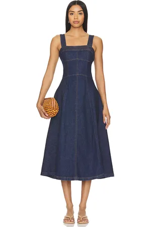 Simkhai Cici Bustier Midi Dress in