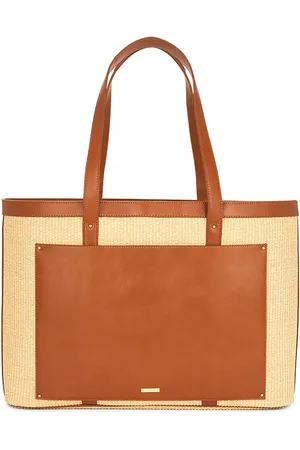 Sancia X REVOLVE The Udine Raffia Tote in