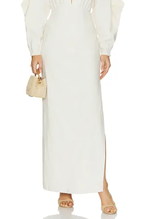 Andrea Iyamah Lino Corset Skirt in