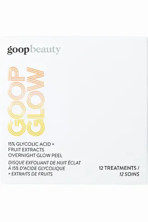 Goop Glow 15% Glycolic Acid Overnight Glow Peel 12 Pack in /A