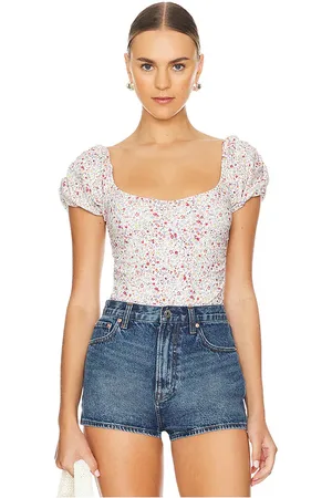 Free People X Intimately FP Printed Bella Bodysuit in