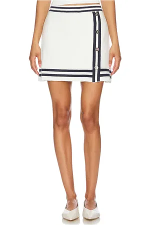 Central Park West Sunny Button Up Skirt in