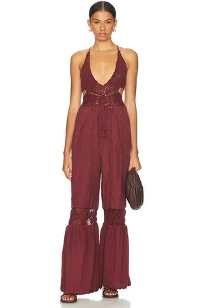 Free People X REVOLVE Freya Crochet One Piece Jumpsuit in