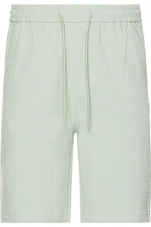 Bound Textured Heavy Shorts in