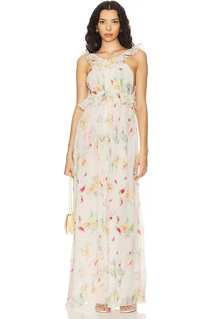 For Love & Lemons Abby Maxi Dress in