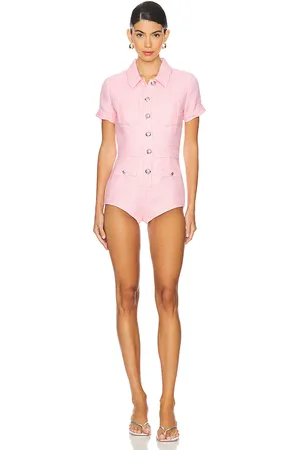 Central Park West X Revolve Ash Tweed Romper in