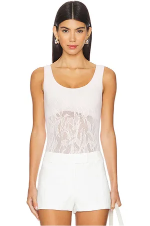 Free People X Intimately FP Cutout Plunge Textured Bodysuit In in