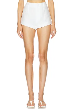 Helsa Washed Linen Micro Short in