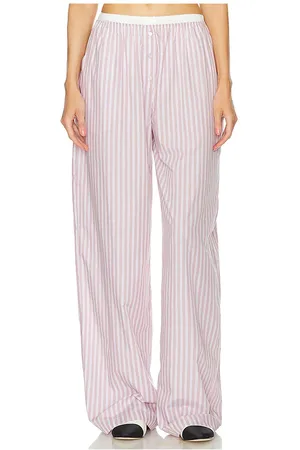 Helsa Wide Stripe Poplin House Pants in
