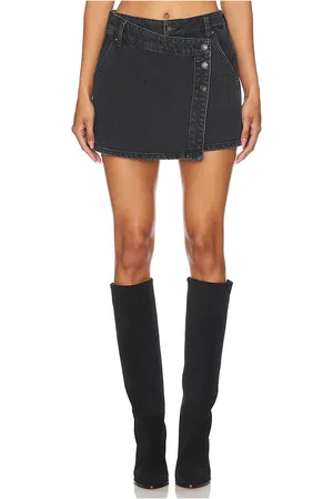 Free People X We The Free Wynne Denim Skirt in
