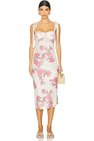 Free People X Intimately FP Printed Got Slam Slip Dress in