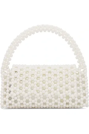 Olga Berg Amrita Bead Top Handle Bag in
