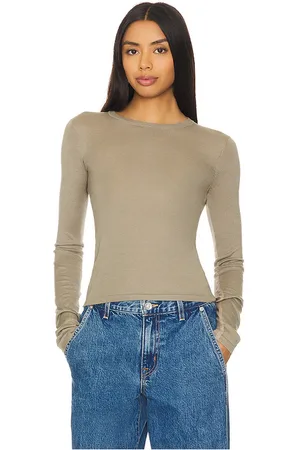 Nagnata Sheer Essentials Long Sleeve Top in