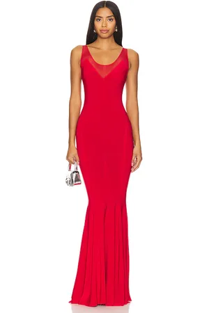 Norma Kamali Racer Fishtail Gown in