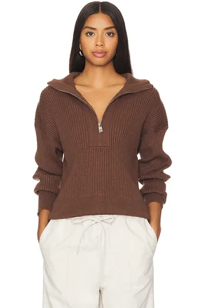 Varley Janie Half Zip Knit Sweater in