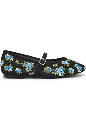 For Love & Lemons Evelyne Embroidered Ballet Flat in