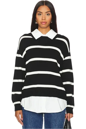 Central Park West Tessa Crewneck Twofer in