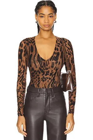 GOOD AMERICAN Mesh Bodysuit in