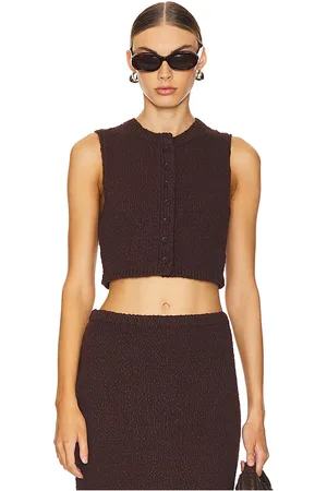 Lovers And Friends Agnese Cropped Vest in
