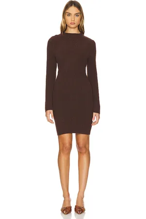 525 America Ryan Mock Neck Mini Dress in