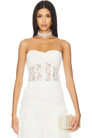 Rokh Twisted Knot Laced Corset in