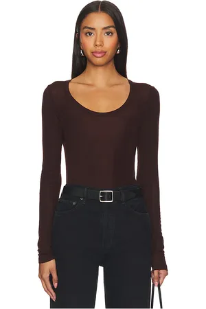 AGOLDE Corey Scoop Neck Tee in
