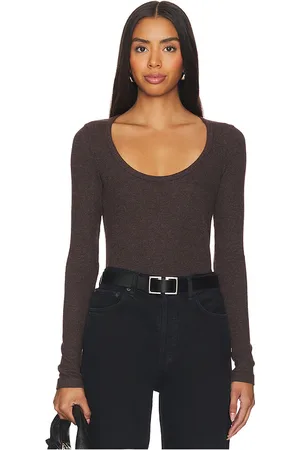 AGOLDE Corey Scoop Neck Tee in