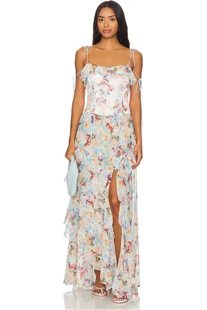 For Love & Lemons Constance Maxi Dress in