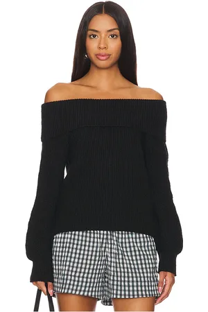 525 America Marisa Off Shoulder Relaxed Pullover in