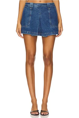 GRLFRND Ivy Pleated Mini Skirt in