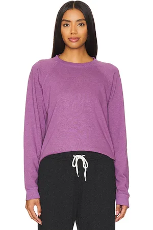 MONROW Original Fleece Vintage Raglan Sweater in