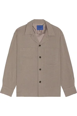 Saturdays NYC Driessen Wool Gabardine Overshirt in