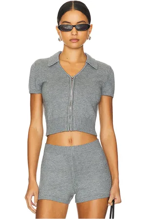 DANIELLE GUIZIO Calesia Zip-up Top in