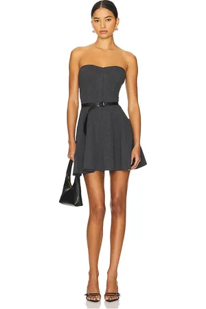 Norma Kamali Strapless Grace Mini Dress in