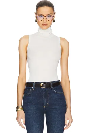 Helsa Turtleneck Tank in 2nd Skin Jersey in