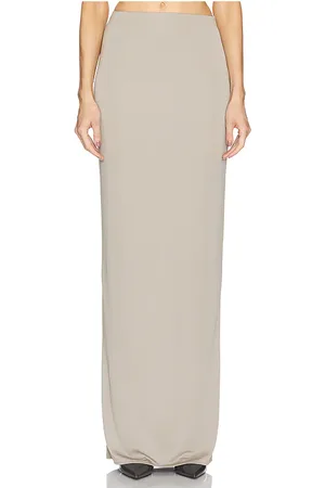 Helsa Matte Jersey Slim Skirt in