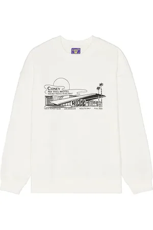 Coney Island Picnic Water Based Screen Print Crewneck Sweatshirt in