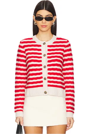 AUTUMN CASHMERE Horizontal Stitch Cardigan in