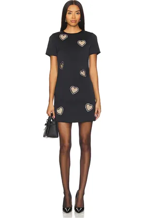 ALICE+OLIVIA Clyde Embell Shift Dress in