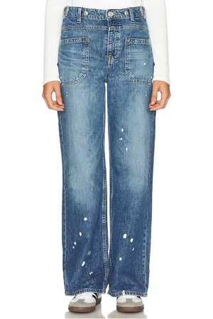 Free People X We The Free Palmer Cuffed Wide Leg in