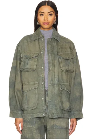 GRLFRND Kaia Oversized Drawstring Jacket in
